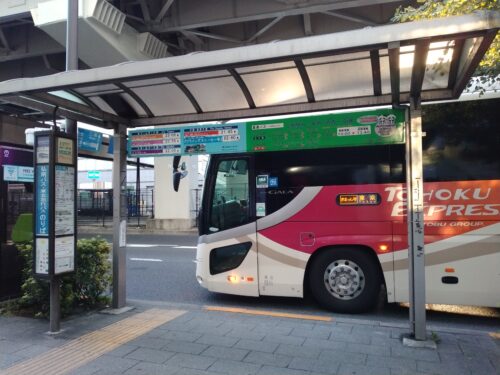 上野駅に止まったきまっし号