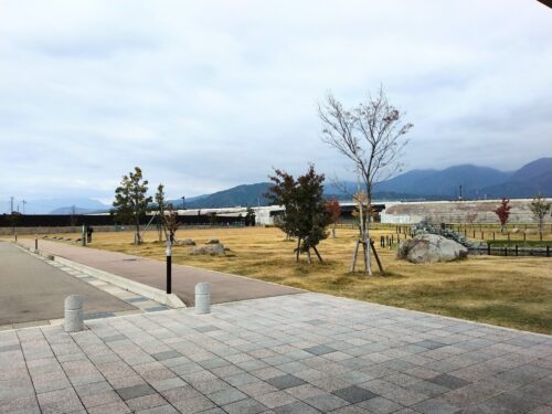 道の駅越前おおの荒島の郷のドッグラン