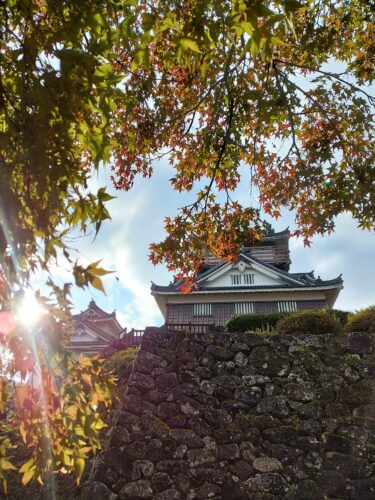 紅葉と大野城